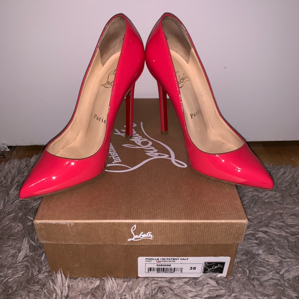 Christian Louboutin Pigalle 120 Famboisine Patent